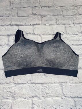 Panache Sport Boundless Non Wired Sports Bra Charcoal Marl Size 38D